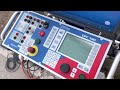 Testing a delta wye transformer.