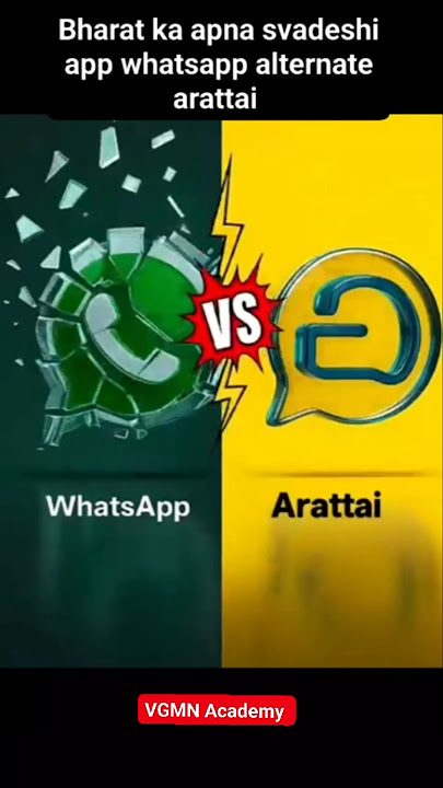 kya aap jante hai bharat ka apna WhatsApp alternate app arattai ?🤔 #shorts #trending @vgmn128