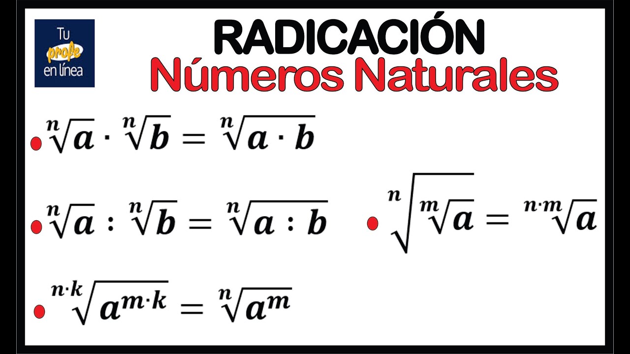 RADICACIÓN 01: Números Naturales
