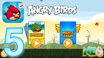 Angry Birds: Gameplay Walkthrough Part 5 - Poached Eggs 2. 9-15 (iOS, Android)