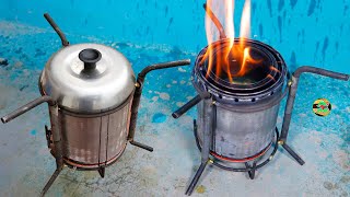 Quieres cocinar sin gas y sin electricidad - cocina con alcohol casero