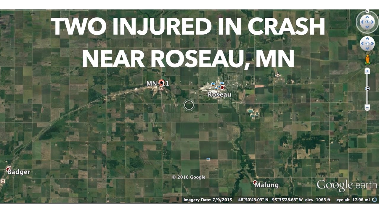 Two People Injured in Crash near Roseau, MN YouTube