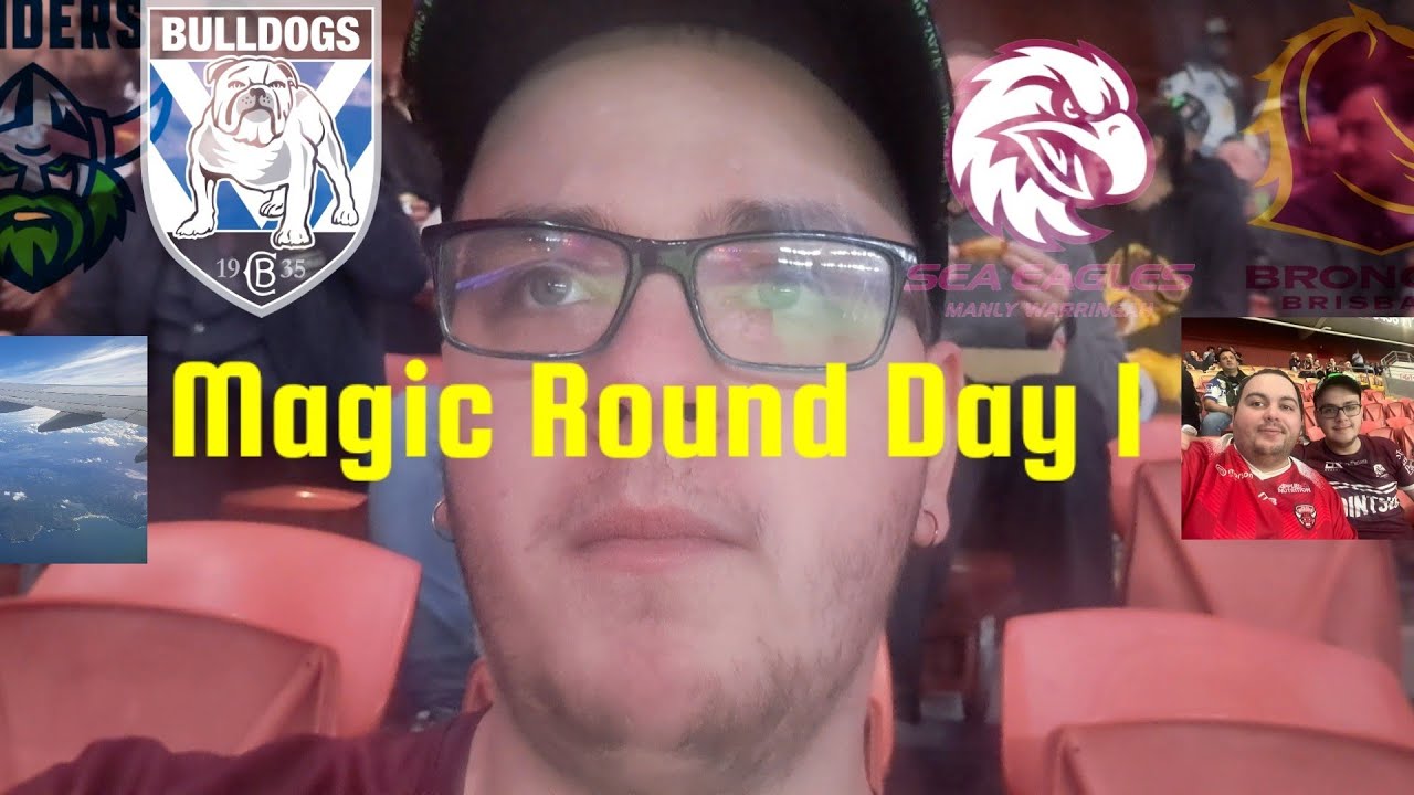 Day 1 Magic Round NRL Vlog - YouTube
