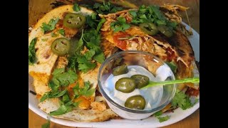 EZ Cheesey Chicken  Quesadillas