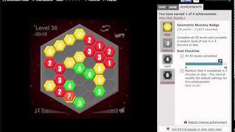 Hexiom Walkthrough (Easy, Medium and Hard Badges)