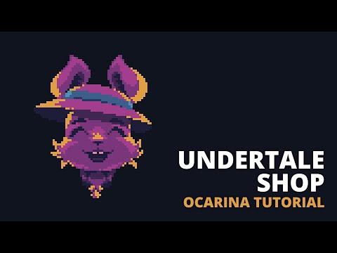 Undertale Shop Ocarina Tutorial Tabs 