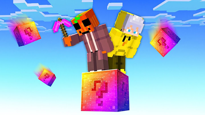 Jardred and Elo in 1 SUPER LUCKY BLOCK in Minecraft!