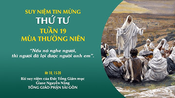 Suy niệm Tin mừng: Thứ Tư tuần 19 mùa Thường niên (Mt 18, 15-20)
