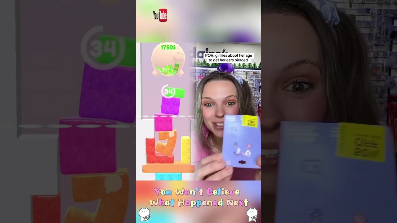 Part 2. Should I do the next part? #pov #claires #earpiercing #nicegirl #populargirl #povcomedy