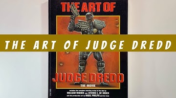 The Art of Judge Dredd The Movie (flip through) Artbook