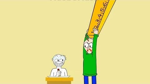 OH NO! THE TABLE! - BALDI