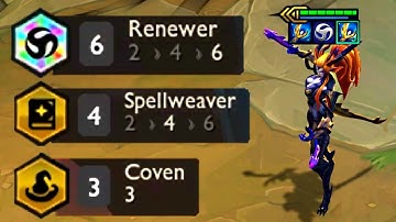 COVEN LEADER 3 STAR RENEWER ZYRA | 6 RENEWER 4 SPELLWEAVER | SET 5 TFT