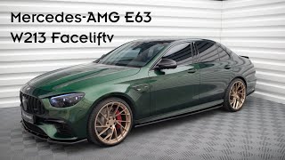 Mercedes-AMG E63 W213 Facelift | Maxton Design Splitter Set | Presentation #218