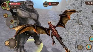 Jogo de Dragão de Fogo - Matando o Lord Trol Gigante - Simulador de Dragões Online screenshot 2