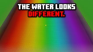 MOJANG GAVE US NEW WATER COLOURS.