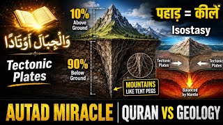 Tectonic Plates को कौन थामता है? Quran vs Geology | Autad Miracle | Islamic Knowledge | Mountains