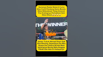 ahmad Dhani curi2 pandang ama maia estianty di acara ring tinju el rumi #maiaestianty #ahmaddhani
