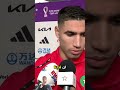 أشرف حكيمي يهنئ المنتخب المغربي للشباب 