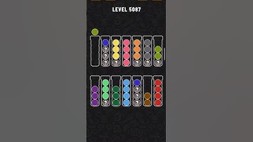 Ball sort puzzle level 5087 #ballsort #game #howto #onlinegame #app #winning #ballsortpuzzlegameplay