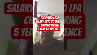 TCS Hiring Python Developers 💻 5–12 Years | Chennai Jobs 2026