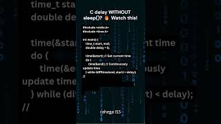 C Programmers Be Like: “No Sleep, Still Delay! 🤯”