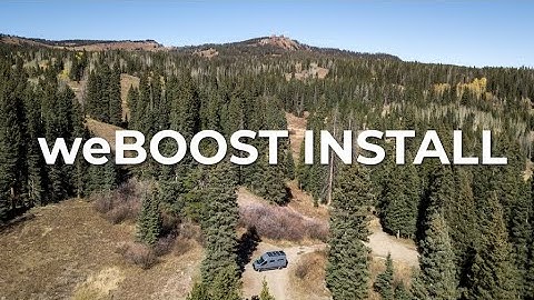 WEBOOST SIGNAL BOOSTER INSTALL (start-to-finish)