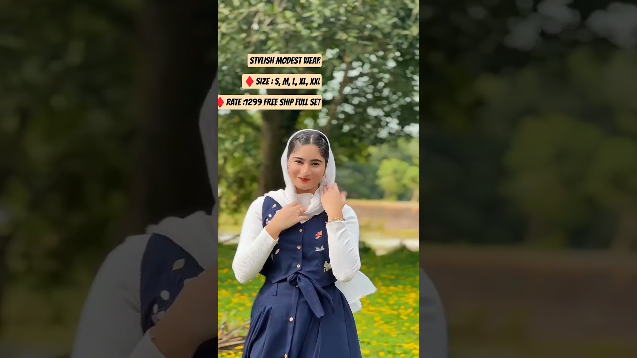 STYLISH MODEST WEARJACKET, SKIRT, HIGHNECK T SHIRT 