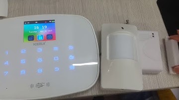 Kerui W193 wifi 3G alarm system --how to add the accessories to main alarm