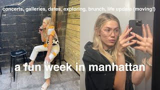 a week in nyc  💌  date night, concerts, art, life updates, getting into trouble 👀