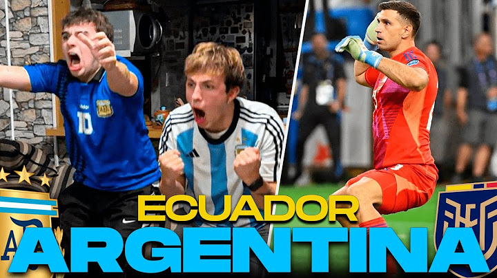 ARGENTINA 1 (4)  - 1 (2) ECUADOR | Reacción de hinchas ARGENTINOS | COPA AMÉRICA 2024
