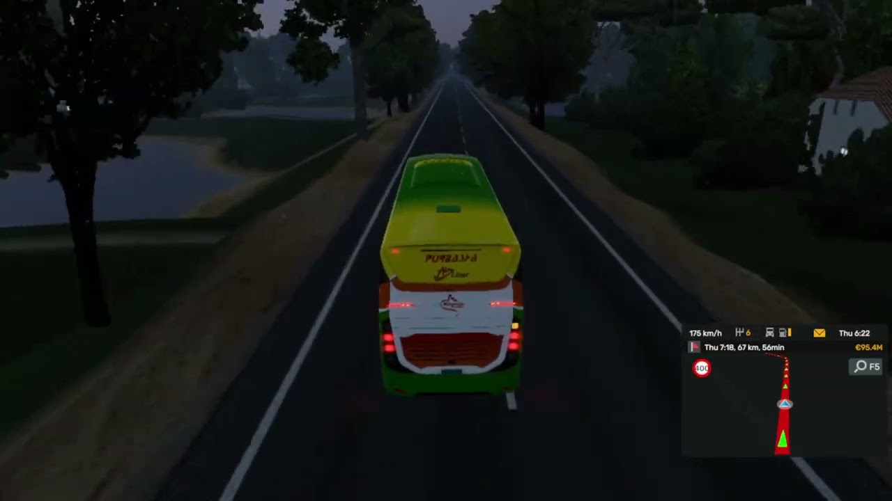 Маршрут #ETS2: - Патия — Лохагара. Товарищ по туру: - Пурбаша Парибахан RN8