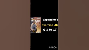 ICSE - CLASS 9 | EXPANSIONS  - 4 |  EXERCISES 4 B - Q 1 TO 17 |SELINA CONCISE MATHS| YT #algebra