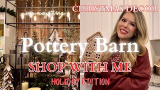 Pottery Barn Shop With Me and Haul 2023 | Pottery Barn Christmas Decor & Gingerbread! | Holiday 2023
