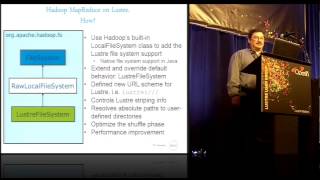 Deploying Hadoop on Lustre Storage: Lessons learned and best practices