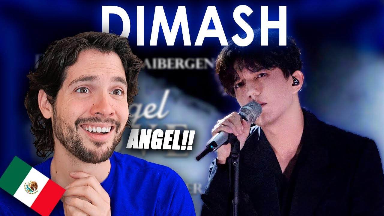 КРАСИВЫЙ! Димаш - Любовь ангела (Певец 2024) | Мексиканская реакция