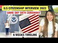 MY U.S CITIZENSHIP NATURALIZATION INTERVIEW EXPERIENCE 2022 + OATH TAKING CEREMONY #uscitizenship