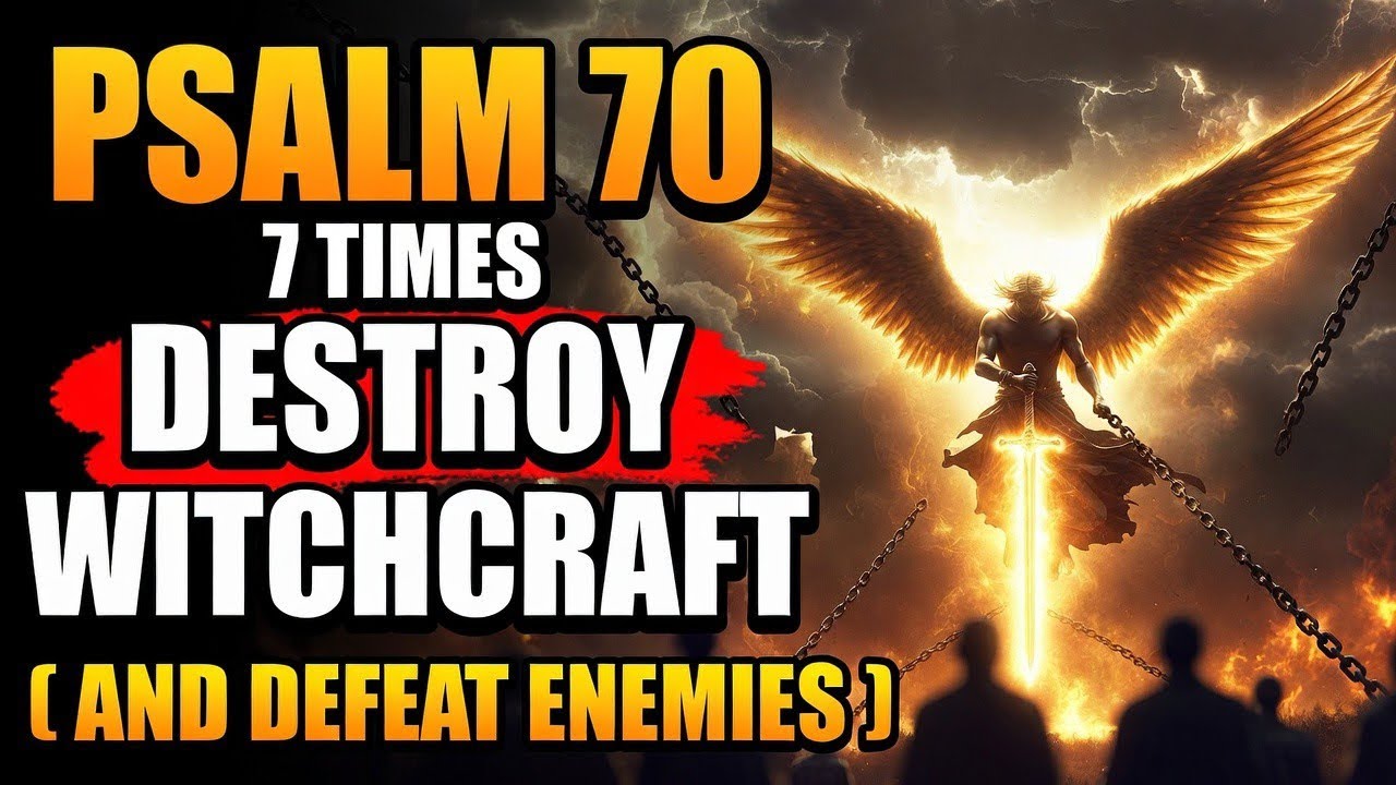 🔥 God Reveals: Psalm 70 — Within 24 Hours, Every Spell Will Break!