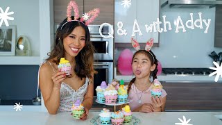 Making Easter cupcakes | Q & A with Adeline