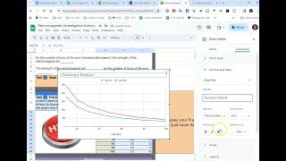 Google Sheets  Creating a Double Line Graphic