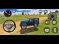 Modified Mahindra blue Thar Car Games: Indian Cars (Gadi Wala Game) - Car Game Android Gameplay 2025