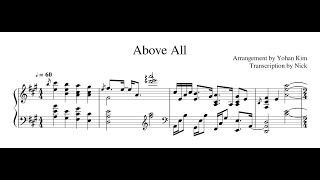 Video thumbnail of "Yohan Kim Above All (超乎一切) Jazz Piano (Sheet Music)"