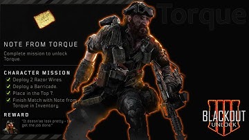 How To Unlock Torque In Blackout | Note From Torque | PurePrime