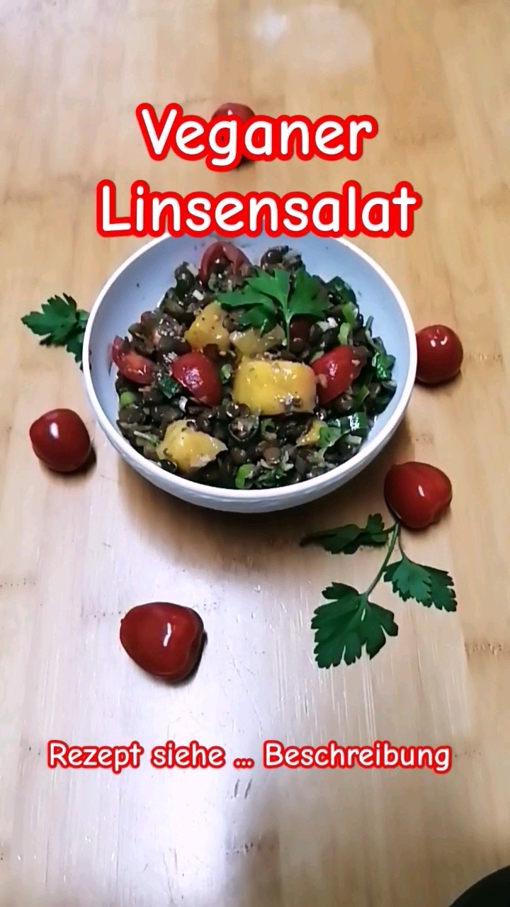 Linsensalat mit Tomaten und Mango #rezept #shorts - YouTube