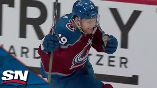 Nathan MacKinnon Notches First Career Playoff Hat Trick Against St. Louis Blues In Game 5