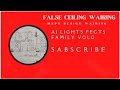 FALSE CEILING WAIRING 2 BHK ROOM