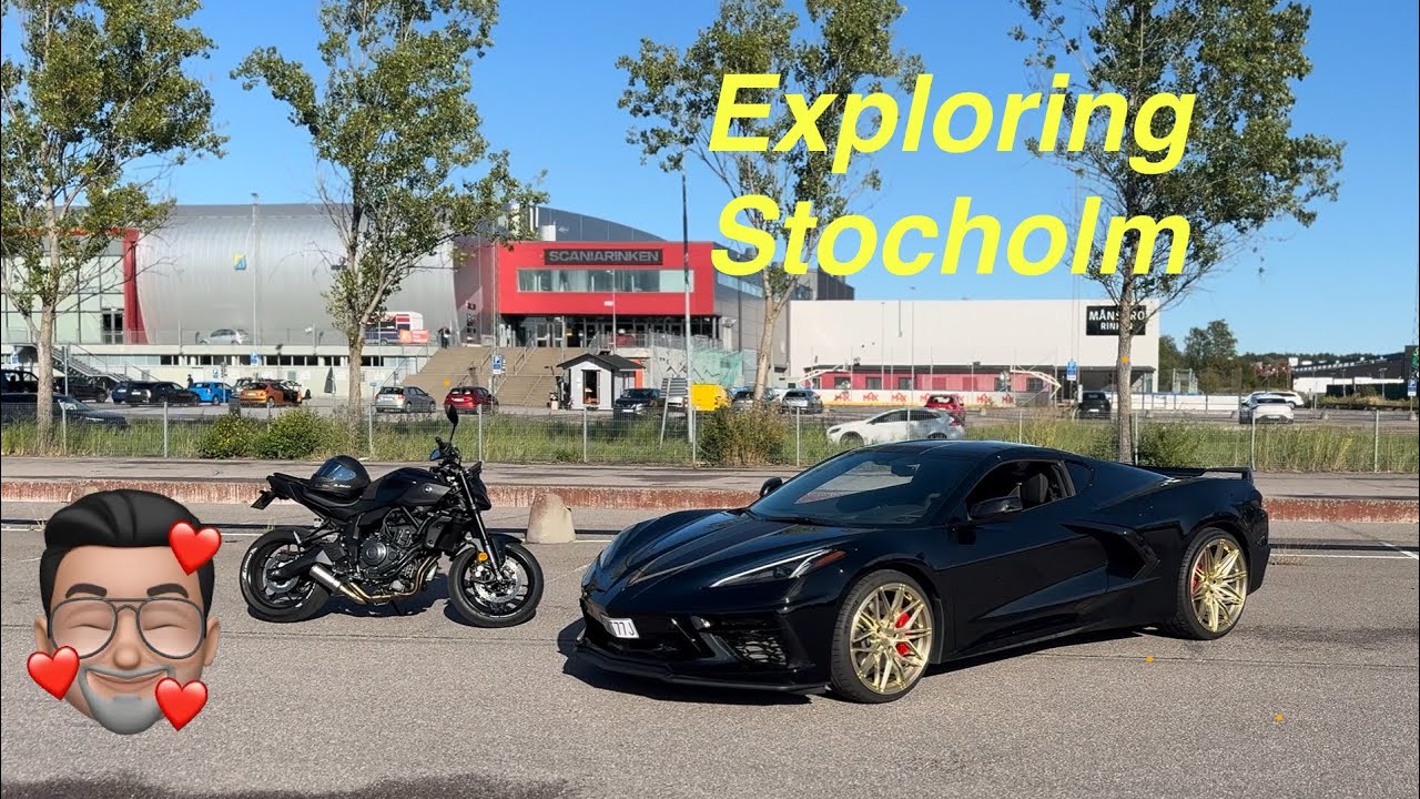 C8 Corvette 2600 Km Road Trip Exploring Stockholm Vlog 10