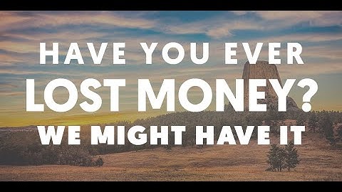 Wyoming Unclaimed Property Search