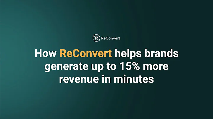 Boost Your Shopify Revenue with ReConvert's Checkout Upsells