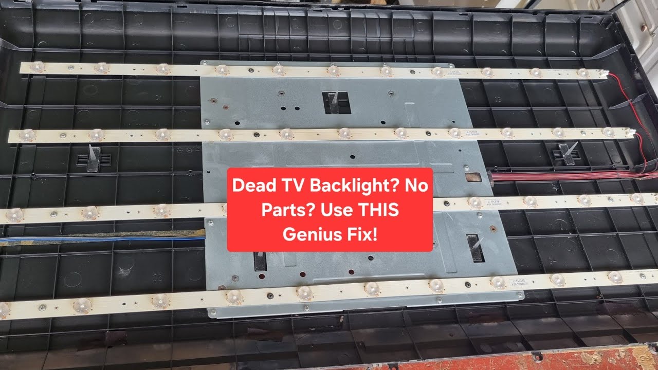 Frameless 43-inch TV Blackout? Fix It Without New Backlight!
