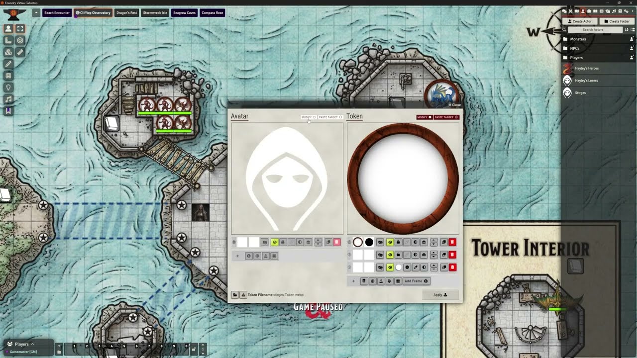 Foundry VTT - Tips: Using Groups